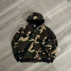 Dickies Green and Brown Camouflage Jacket